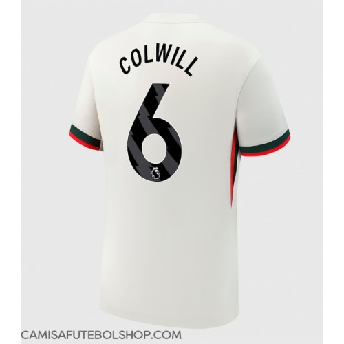 Camisa de time de futebol Chelsea Levi Colwill #6 Replicas 2º Equipamento 2025-26 Manga Curta